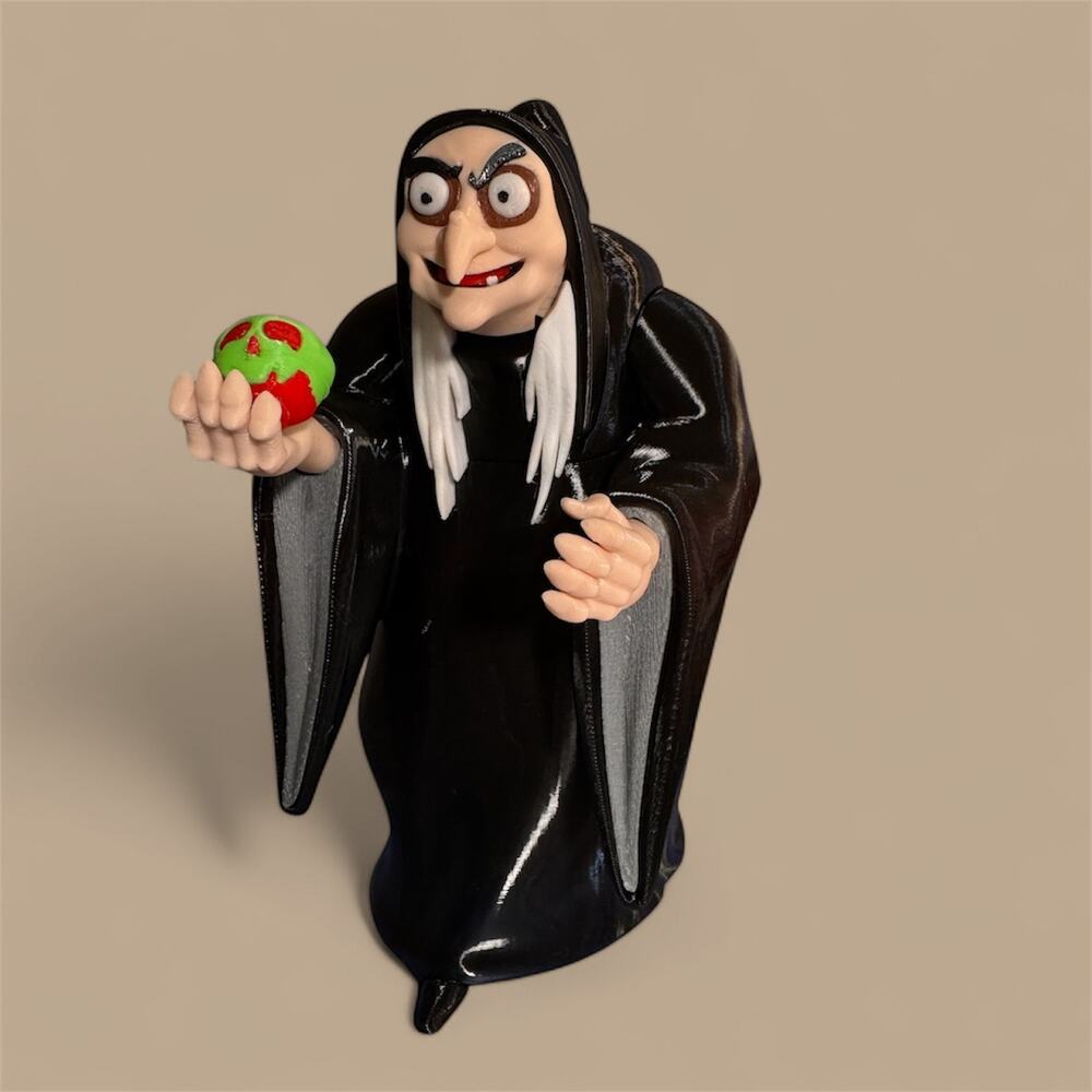 Evil Queen 'Old Hag' From Snow White 3D Printed 10"